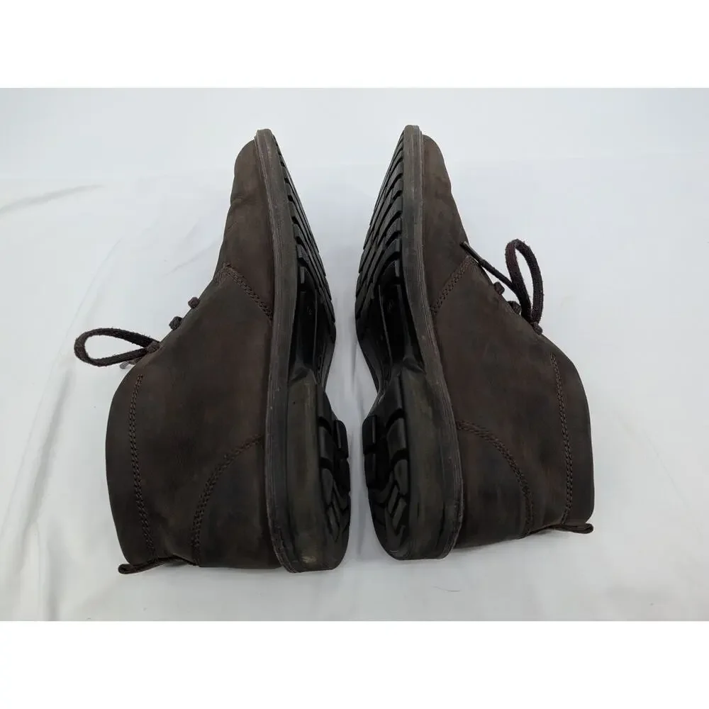 Ecco Chukka Brown Leather Hydro Max Lace Up Boot Size 46 (12 12.5) Outdoors